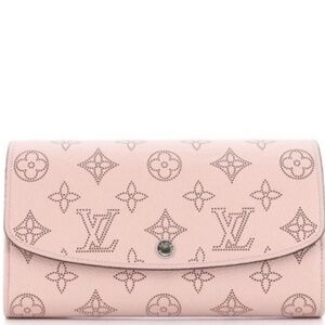 Louis Vuitton Pink Perforated Monogram Continental Wallet